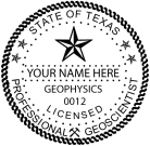 Texas Professional Geoscientist Seal